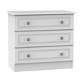 Pembroke White 3 Drawer Small Chest