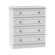 Pembroke White 4 Drawer Chest