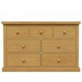 Churchill Waxed Pine 4+3 Drawer Wide Chest
