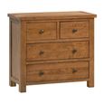 Clearance - Original Chest - 2+2 Drawer - Rustic Oak - A410