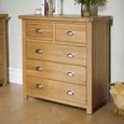Woburn Chest - 3+2 Drawer - Rustic Oak