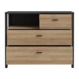 High Rock Chest - 3 Drawer - Small - Oak