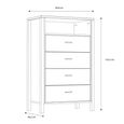 High Rock Chest - 4 Drawer - Oak