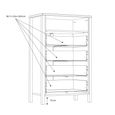 High Rock Chest - 4 Drawer - Oak