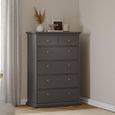 Paris Chest - 2+4 Drawer - Grey