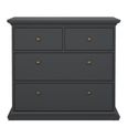 Paris Chest - 2+2 Drawer - Grey