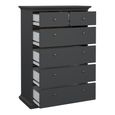 Paris Chest - 2+4 Drawer - Grey