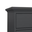 Paris Chest - 5 Drawer - Narrow - Grey