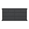 Paris Chest - 8 Drawer - Wide - Grey