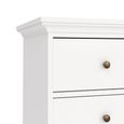 Paris Chest - 2+2 Drawer - White