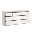 Paris Chest - 8 Drawer - Wide - White