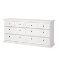 Paris Chest - 8 Drawer - Wide - White