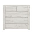 Angel Chest - 2+3 Drawer - White