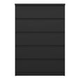 Naia Chest - 5 Drawer - Black