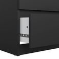 Naia Chest - 5 Drawer - Narrow - Black