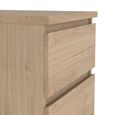 Naia Chest - 5 Drawer - Narrow - Oak