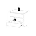 Naia Chest - 3 Drawer - Small - Grey Concrete
