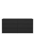 Naia Chest - 6 Drawer - Wide - Black