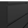 Naia Chest - 6 Drawer - Wide - Black