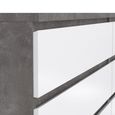 Naia Chest - 6 Drawer - Wide - Grey Concrete