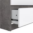 Naia Chest - 6 Drawer - Wide - Grey Concrete