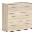 Space Chest - 3 Drawer - Small - Oak