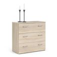 Space Chest - 3 Drawer - Small - Oak