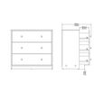 May Chest - 3 Drawer - Small - Black