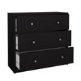 May Chest - 3 Drawer - Small - Black