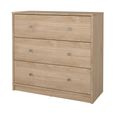 May Chest - 3 Drawer - Small - Oak