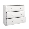 May Chest - 3 Drawer - Small - White