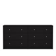 May Chest - 6 Drawer - Wide - Black