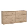 May Chest - 6 Drawer - Wide - Oak