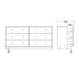 May Chest - 6 Drawer - Wide - Oak