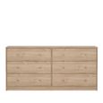 May Chest - 6 Drawer - Wide - Oak