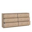 May Chest - 6 Drawer - Wide - Oak