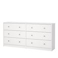 May Chest - 6 Drawer - Wide - White