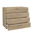 Pepe Chest - 4 Drawer - Oak