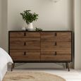 Ry Chest - 6 Drawer - Wide - Black