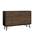Ry Chest - 6 Drawer - Wide - Black