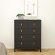 Barcelona Chest - 3+2 Drawer - Black