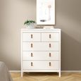 Barcelona Chest - 3+2 Drawer - White