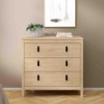 Barcelona Chest - 3 Drawer - Jackson Hickory Oak