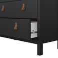 Barcelona Chest - 3+2 Drawer - Black