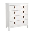 Barcelona Chest - 3+2 Drawer - White
