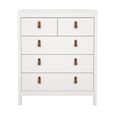 Barcelona Chest - 3+2 Drawer - White