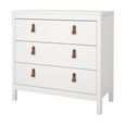 Barcelona Chest - 3 Drawer - Small - White