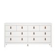 Barcelona Dresser - 8 Drawer - Wide - White