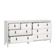 Barcelona Dresser - 8 Drawer - Wide - White