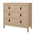 Barcelona Chest - 3 Drawer - Jackson Hickory Oak